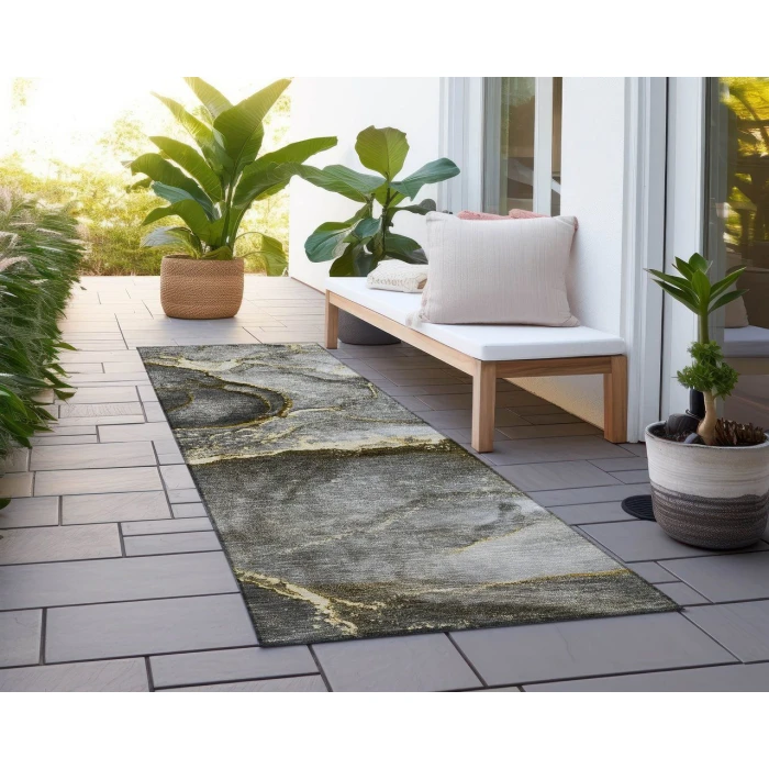 Chantille ACN525 Gold 2'3" x 7'6" Rug