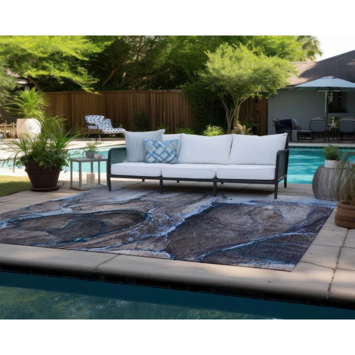 Chantille ACN525 Navy 3' x 5' Rug