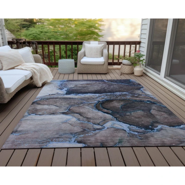 Chantille ACN525 Navy 3' x 5' Rug