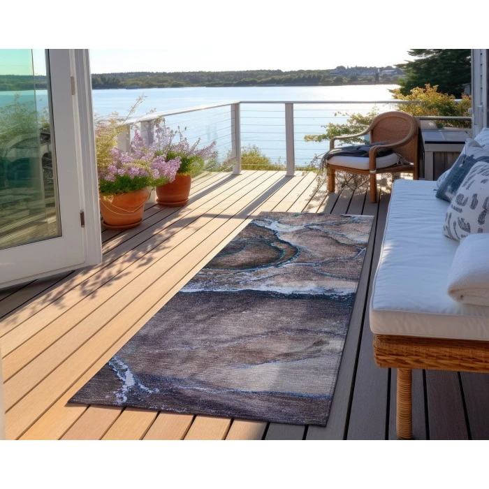 Chantille ACN525 Navy 2'3" x 7'6" Rug
