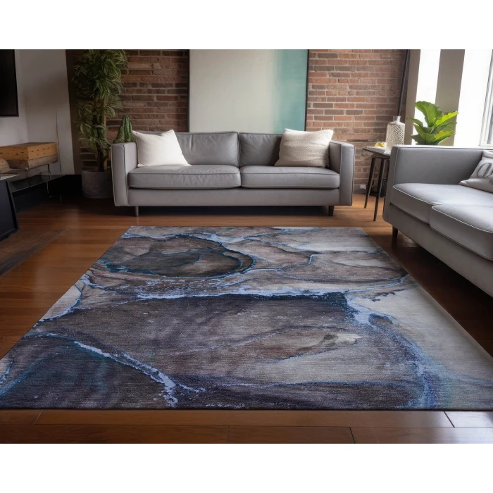 Chantille ACN525 Navy 3' x 5' Rug