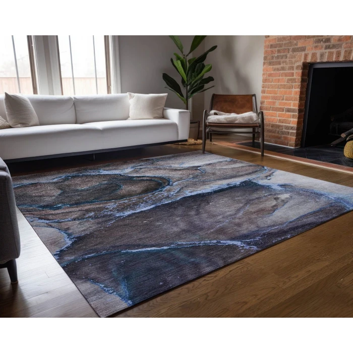 Chantille ACN525 Navy 3' x 5' Rug