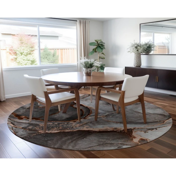 Chantille ACN525 Peach 8' x 8' Rug