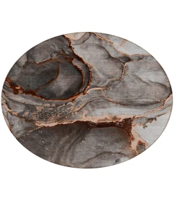 Addison Chantille ACN525 Peach 8 ft. x 8 ft. Round Rug