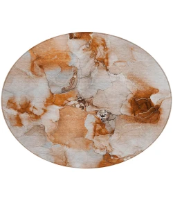 Addison Chantille ACN526 Paprika 8 ft. x 8 ft. Round Rug