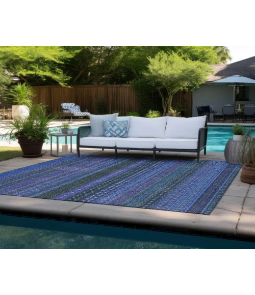 Chantille ACN527 Blue 3' x 5' Rug