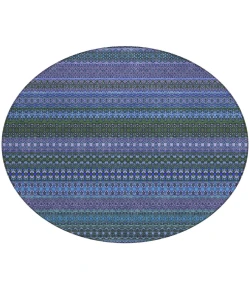 Addison Chantille ACN527 Blue 8 ft. x 8 ft. Round Rug