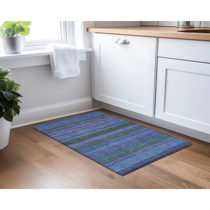 Chantille ACN527 Blue 1'8" x 2'6" Rug