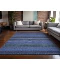 Chantille ACN527 Blue 3' x 5' Rug