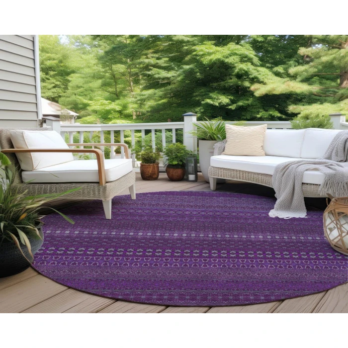 Chantille ACN527 Eggplant 8' x 8' Rug