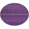 Addison Chantille ACN527 Eggplant 8 ft. x 8 ft. Round Rug