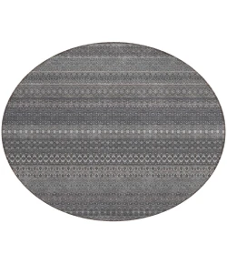 Addison Chantille ACN527 Gray 8 ft. x 8 ft. Round Rug