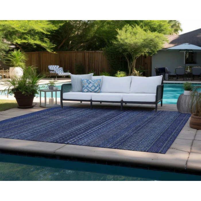 Chantille ACN527 Navy 3' x 5' Rug
