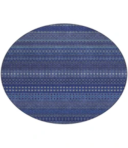 Addison Chantille ACN527 Navy 8 ft. x 8 ft. Round Rug