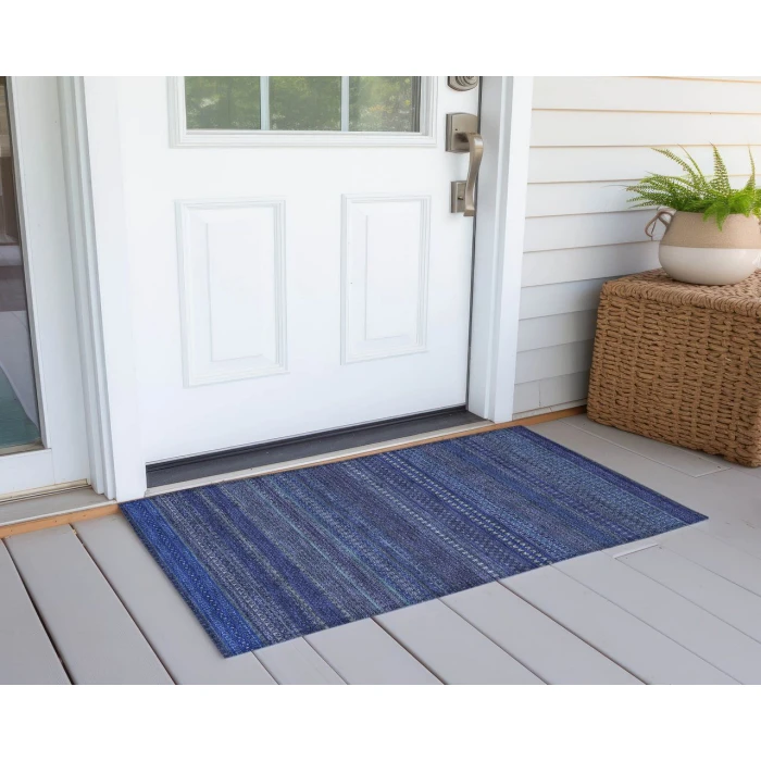 Chantille ACN527 Navy 1'8" x 2'6" Rug