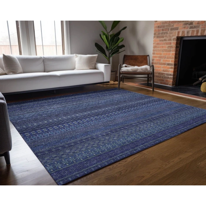 Chantille ACN527 Navy 3' x 5' Rug
