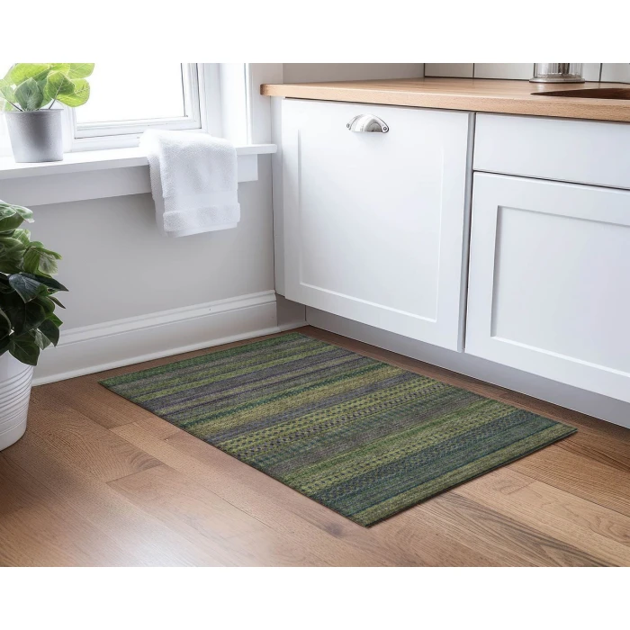 Chantille ACN527 Olive 1'8" x 2'6" Rug