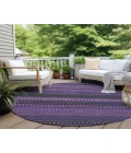 Chantille ACN527 Purple 8' x 8' Rug