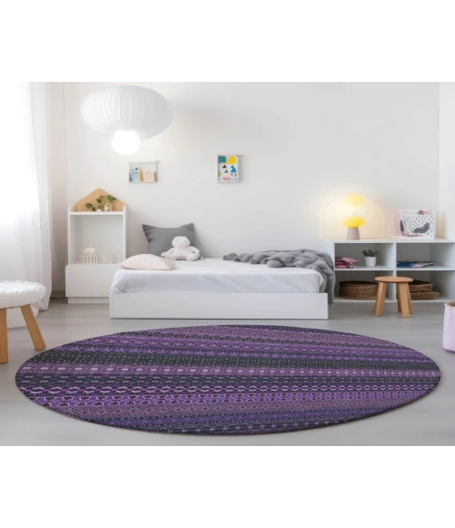 Chantille ACN527 Purple 8' x 8' Rug