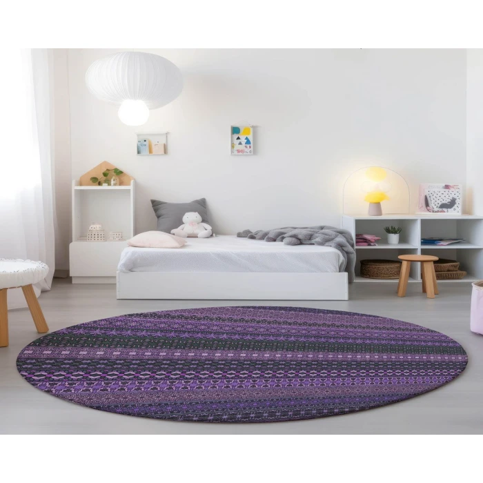 Chantille ACN527 Purple 8' x 8' Rug