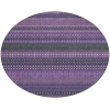 Addison Chantille ACN527 Purple 8 ft. x 8 ft. Round Rug