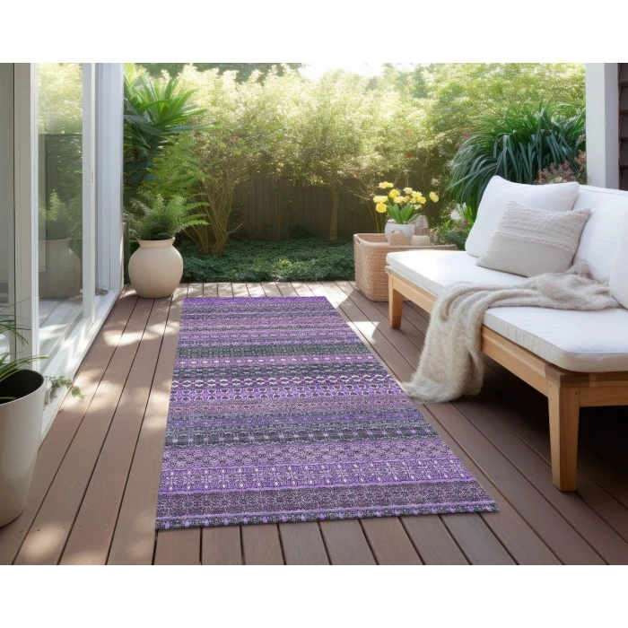 Chantille ACN527 Purple 2'3" x 7'6" Rug