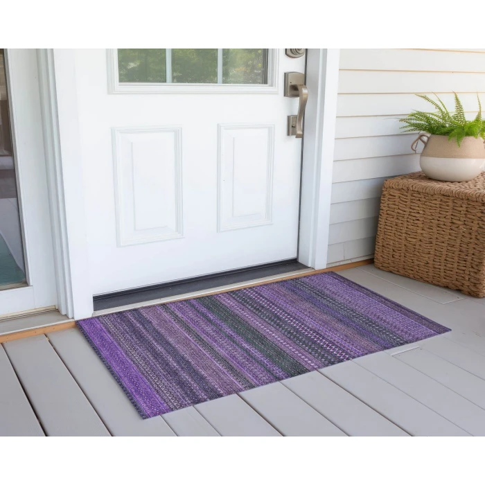 Chantille ACN527 Purple 1'8" x 2'6" Rug