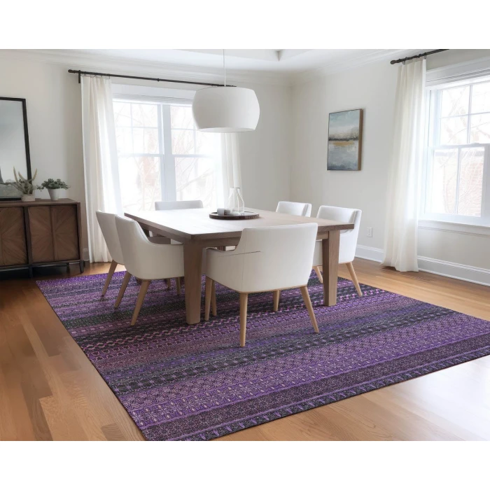 Chantille ACN527 Purple 10' x 14' Rug