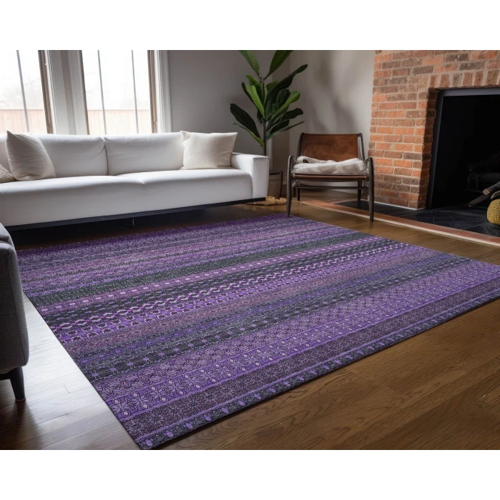 Chantille ACN527 Purple 10' x 14' Rug