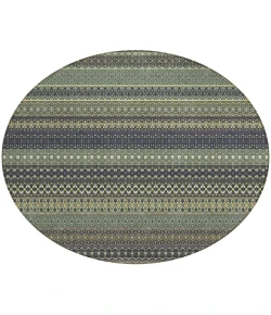Addison Chantille ACN527 Sage 8 ft. x 8 ft. Round Rug