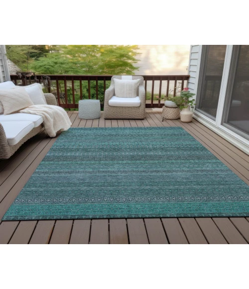 Chantille ACN527 Turquoise 3' x 5' Rug