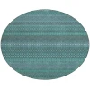 Addison Chantille ACN527 Turquoise 8 ft. x 8 ft. Round Rug