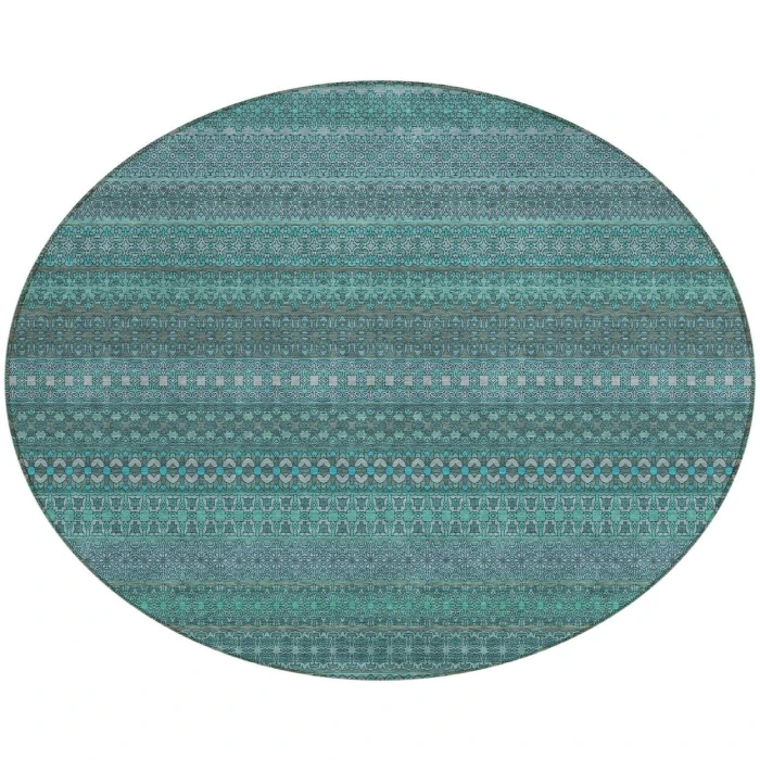 Chantille ACN527 Turquoise 8' x 8' Rug
