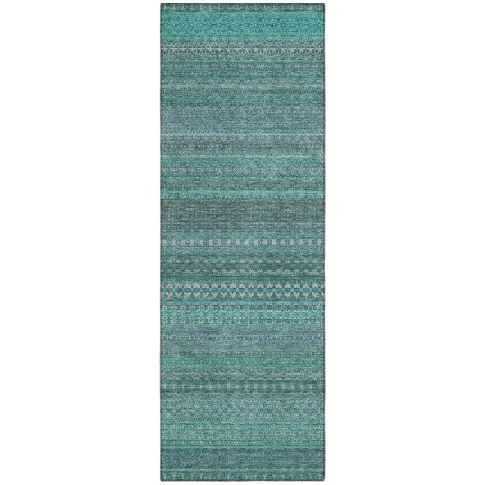 Chantille ACN527 Turquoise 2'3" x 7'6" Rug