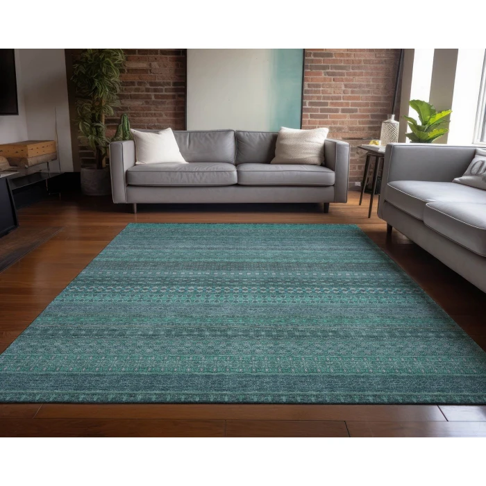 Chantille ACN527 Turquoise 10' x 14' Rug