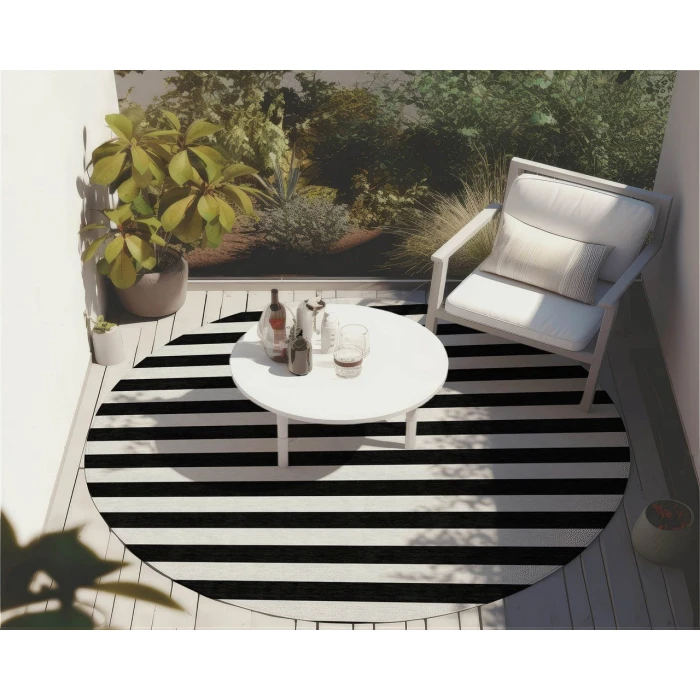Chantille ACN528 Black 8' x 8' Rug