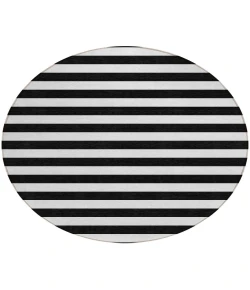 Addison Chantille ACN528 Black 8 ft. x 8 ft. Round Rug