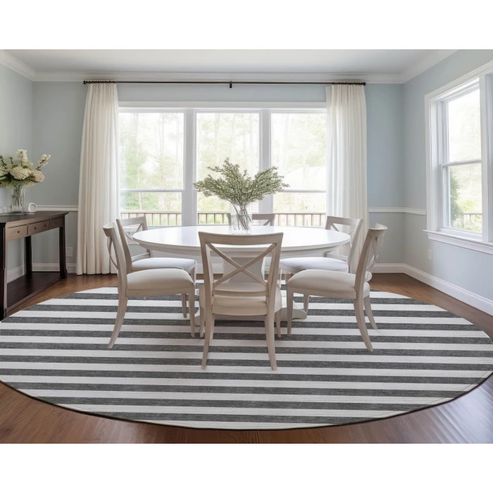 Chantille ACN528 Charcoal 8' x 8' Rug