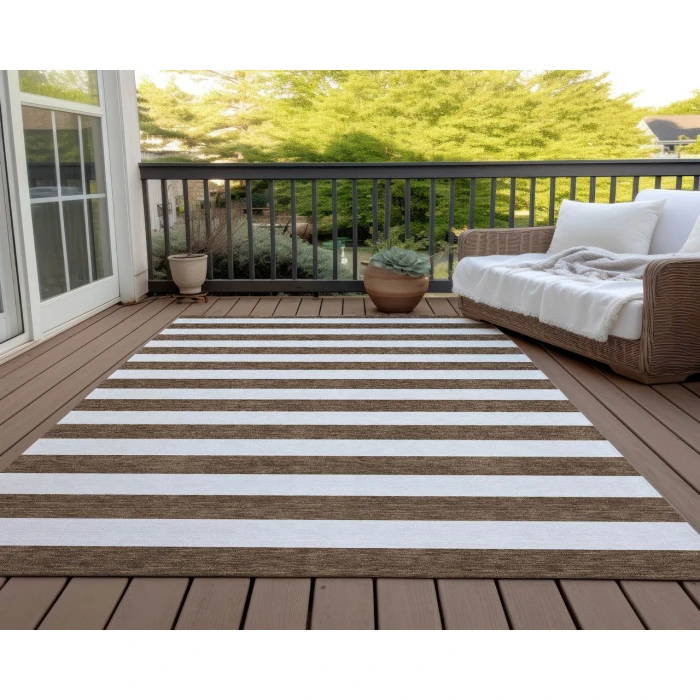 Chantille ACN528 Chocolate 5' x 7'6" Rug