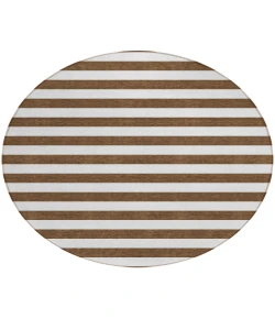 Addison Chantille ACN528 Chocolate 8 ft. x 8 ft. Round Rug