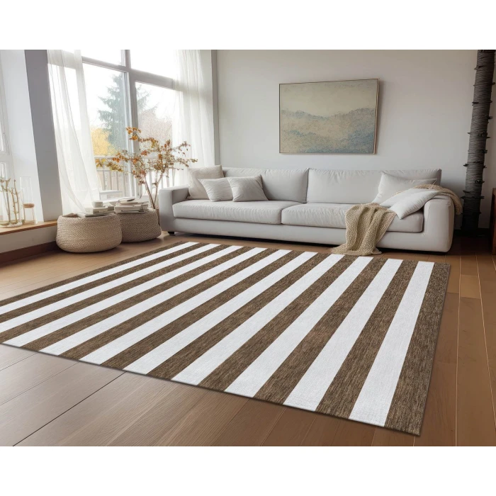 Chantille ACN528 Chocolate 5' x 7'6" Rug