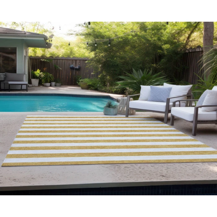 Chantille ACN528 Gold 10' x 14' Rug