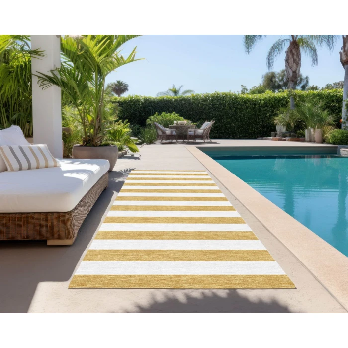 Chantille ACN528 Gold 2'3" x 7'6" Rug