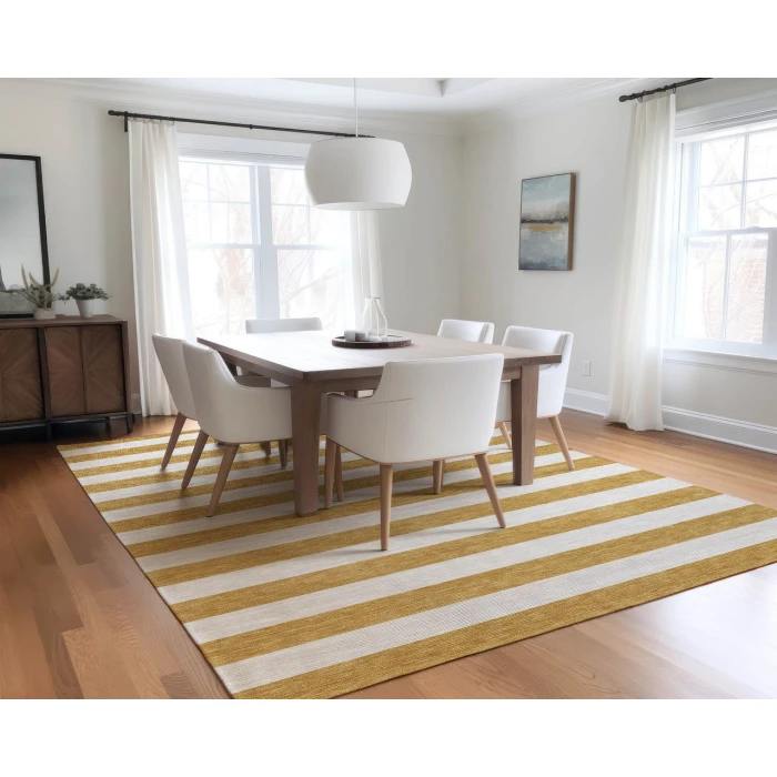 Chantille ACN528 Gold 10' x 14' Rug