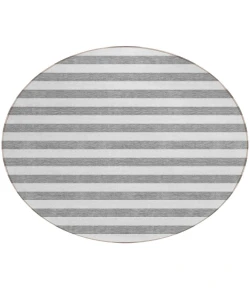 Addison Chantille ACN528 Gray 8 ft. x 8 ft. Round Rug