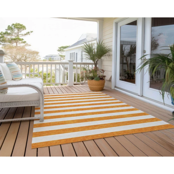 Chantille ACN528 Orange 10' x 14' Rug