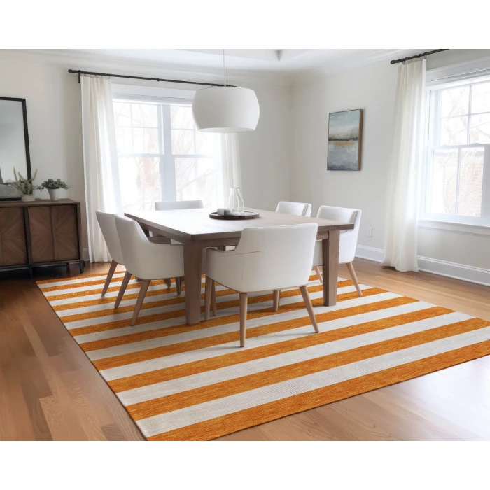 Chantille ACN528 Orange 10' x 14' Rug