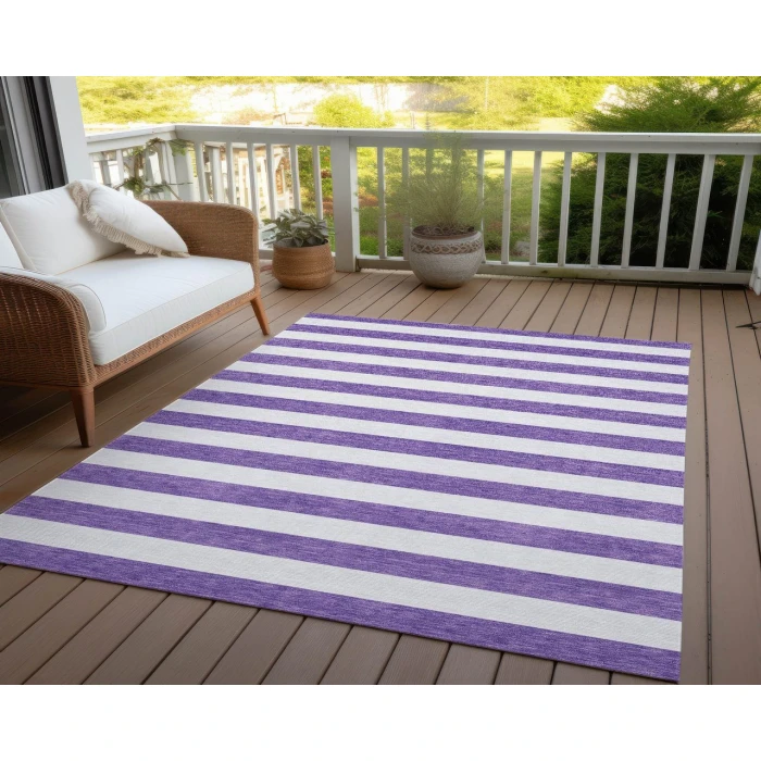 Chantille ACN528 Purple 3' x 5' Rug