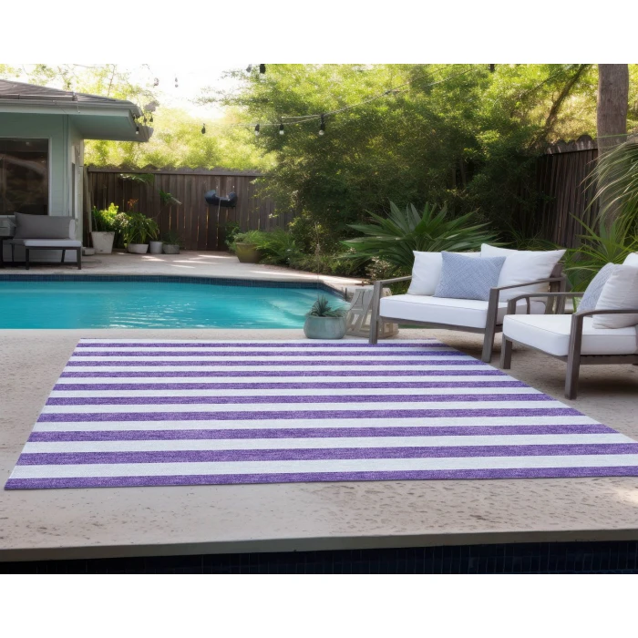 Chantille ACN528 Purple 3' x 5' Rug