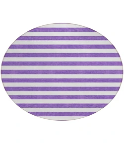 Addison Chantille ACN528 Purple 8 ft. x 8 ft. Round Rug
